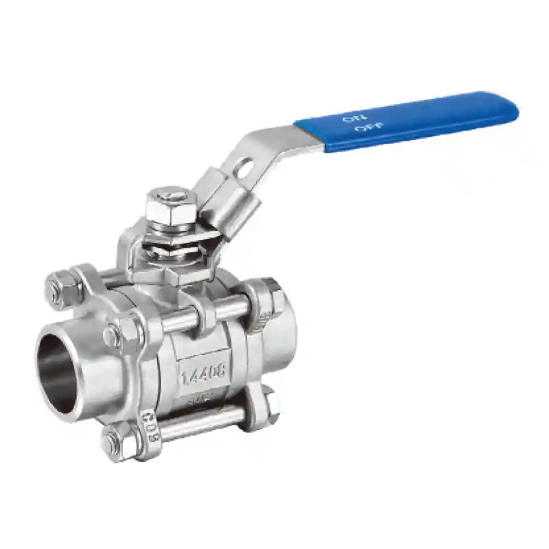 Trojdílný kulový kohout NEREZ 2 1/2" PN63, -50°C až +180°C Laatste Kans