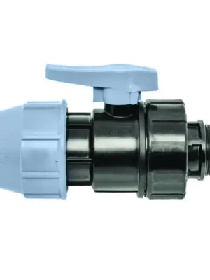 PE Uzavírací kohout 63 mm x 2" s vnějším závitem - Polyetylen Hete Deal