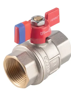 Kulový plnoprůtočný kohout, motýlek MM 3/8" Nejnovější Verze