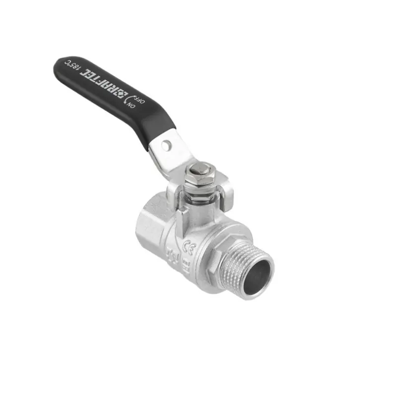 Beste Prijs Kulový ventil BLACK 6/4" MF páka PN30 185°C PLNOPRŮTOK