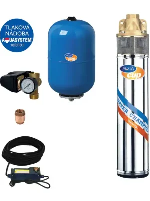 SUB CONTROL 50 - 4" SIGI 40/60 M Vodárna s ponorným čerpadlem a ovládacím elektroboxem Odeslání Ihned