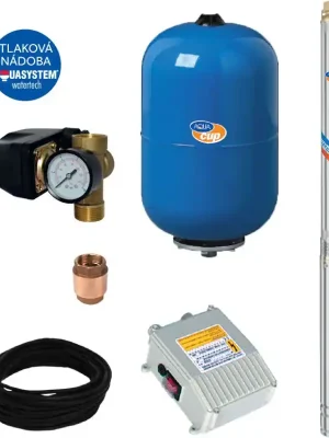 SUB CONTROL 50- 3,5" ELECTRA 45/100 M Vodárna s ponorným čerpadlem a ovládacím elektroboxem Akce