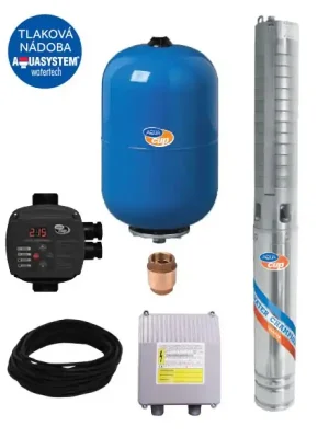 SUB CONTROL AUTOMAT 80- 4" ELECTRA INOX 100/68 Inteligentní vodárna s ponorným čerpadlem a řídicí jednotkou HYDRO-TECH Oblíbený
