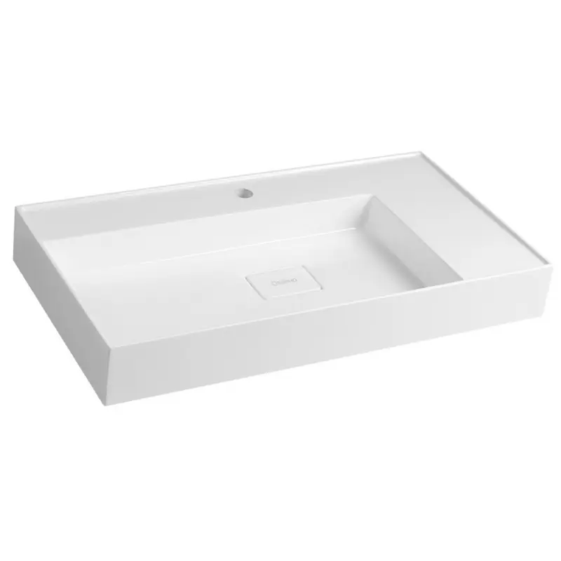 Must-Have GODIVA umyvadlo, litý mramor, 83x44cm, bílá