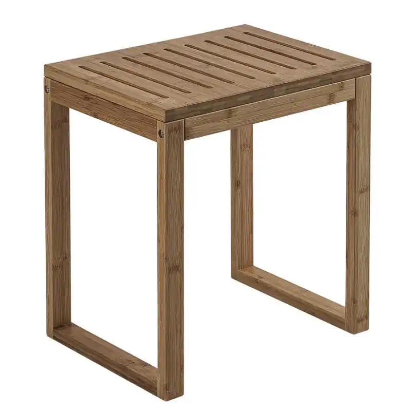 HIMALAYA koupelnová stolička, 39,5x44,3x29,5cm, bambus Betrouwbaar