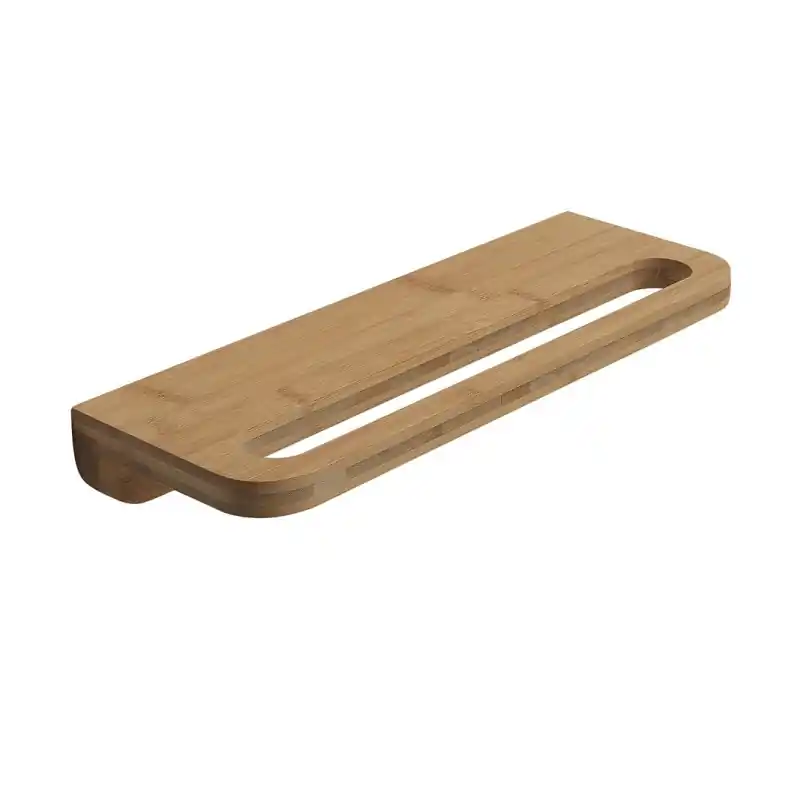 Bestel Nu HIMALAYA polička s držákem ručníků 400x145mm, bambus