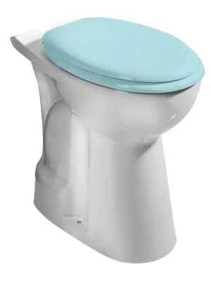 HANDICAP WC mísa kombi, zvýšený sedák, spodní odpad, 36,5x67,2cm, bílá Laatste Versie
