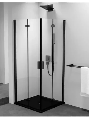 ZOOM BLACK čtvercový sprchový kout 700x700mm, rohový vstup Objednat Nyní