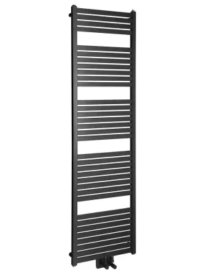 Certifikovaný TONDI otopné těleso rovné 450x1690 mm, středové připojení, černá mat