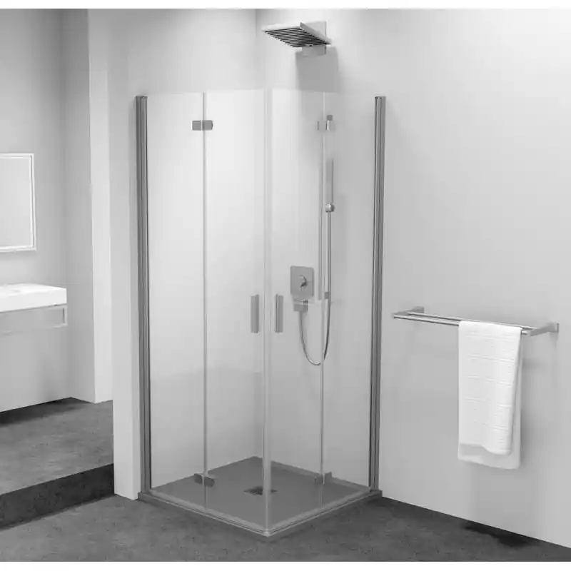 ZOOM čtvercový sprchový kout 700x700mm, rohový vstup Nejnovější Verze