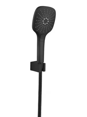 Sprchová souprava, 3 režimy sprchování, silikon trysky, pevný držák, hadice 1500mm, černá mat Nejprodávanější