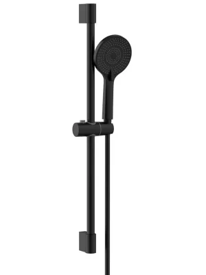 Rychlé Dodání Sprchová souprava, posuvný držák 708mm, černá mat