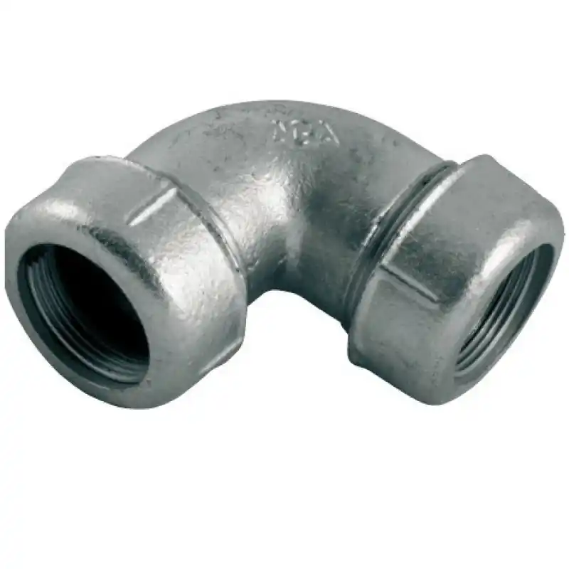 AGAFLEX WOK koleno 1/2", 19,5-21,8mm, oboustranně svěrné, voda, litina/pozink Seizoensaanbieding