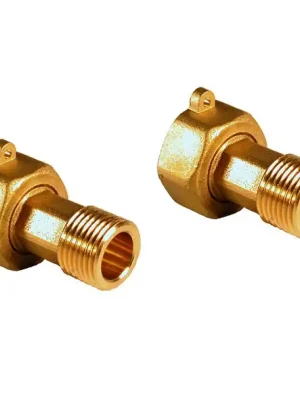 Premium Šroubení plombovací pro vodoměry - 2" x 2 1/2" (sada 2 kusy)