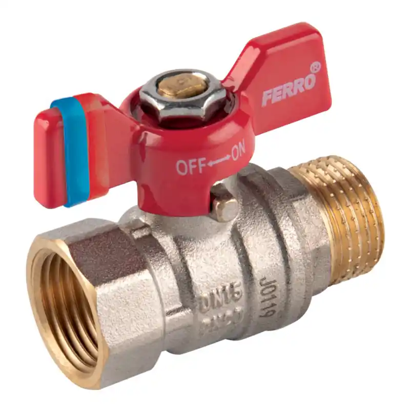 Zlevněný Kulový kohout, motýlek ŠM G1/2" PN20