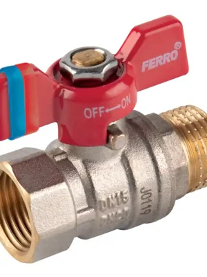 Kulový kohout, motýlek ŠM G3/4" PN20 Akce
