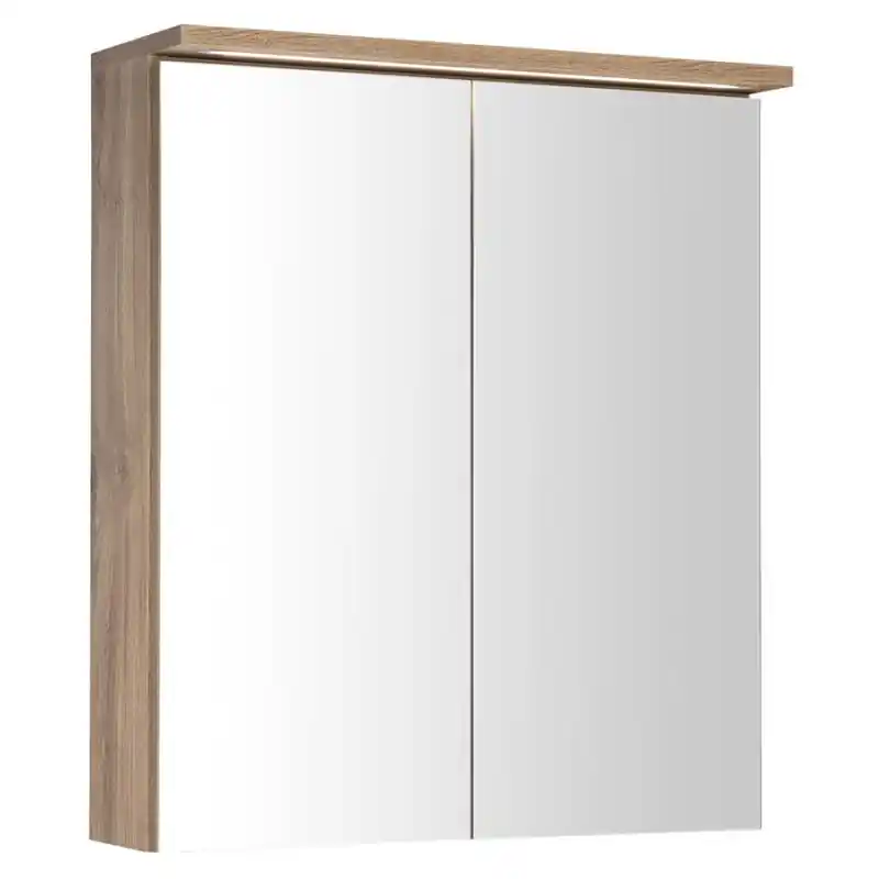 KAWA STRIP galerka s LED osvětlením 60x70x22cm, dub emporio Alleen Vandaag