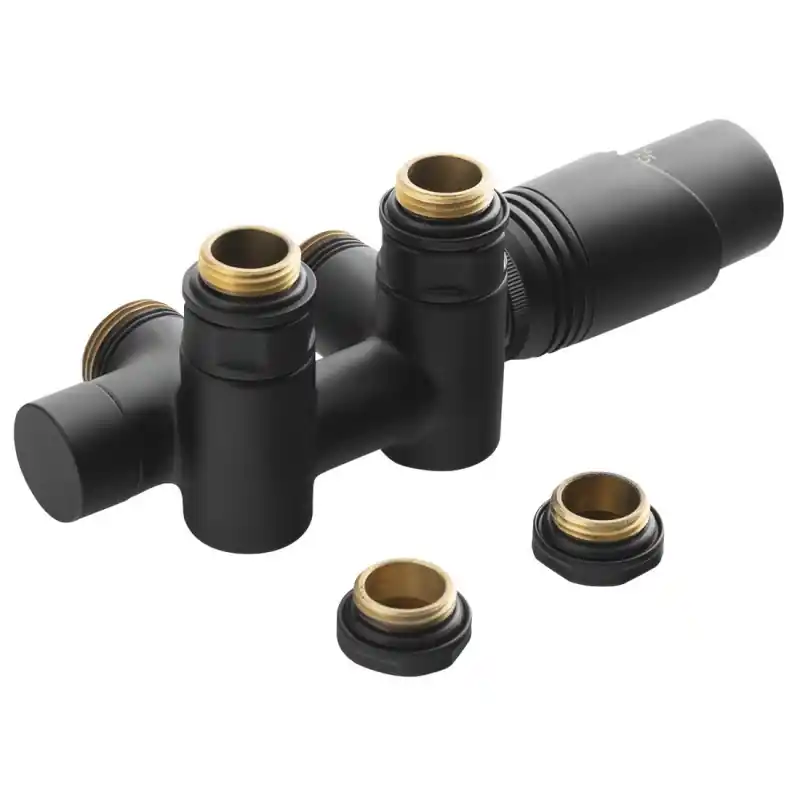 Bestseller WICHER COMBI připojovací sada termostatická pro středové připojení 50mm, černá mat