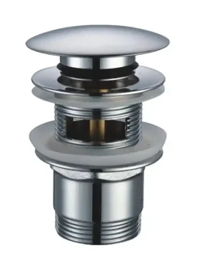 Uitverkoop KLIK-KLAK Umyvadlová výpusť 5/4", velká zátka, CHROM