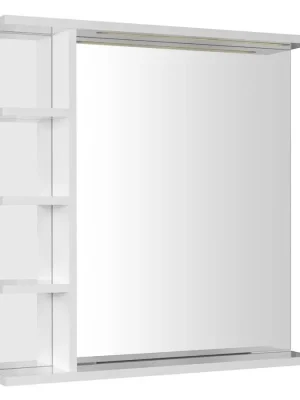 KORIN STRIP zrcadlo s LED osvětlením a policemi 70x70x12cm Kup Teď