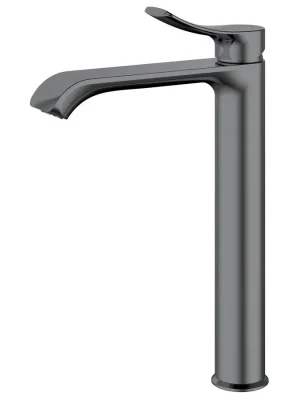 SUGA stojánková umyvadlová baterie vysoká, bez výpusti, gun metal Koupit Online