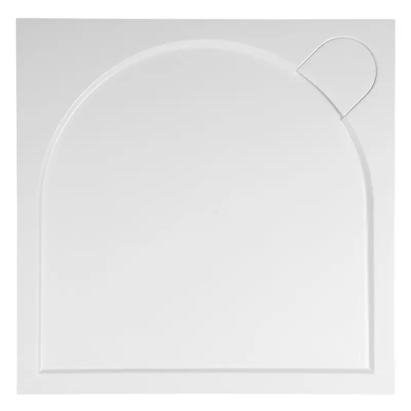 LARCA sprchová vanička z litého mramoru, čtverec, 90x90x3cm Shop Nu