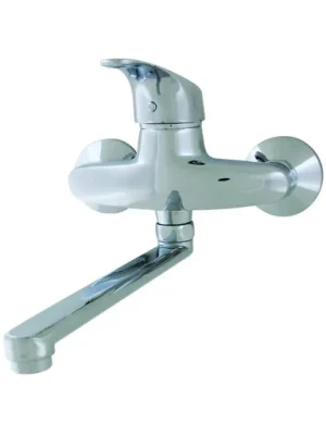 Gereduceerde Prijs TOP 1246 Nástěnná vodovodní baterie s ramínkem "R"20cm, rozteč 150mm, CHROM