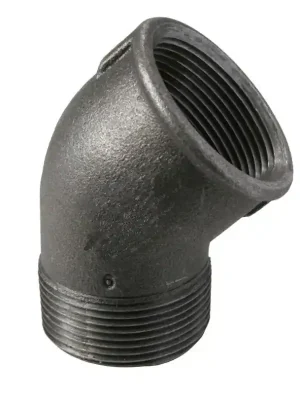 Černé koleno 3/8" MF 45° Časově Omezené