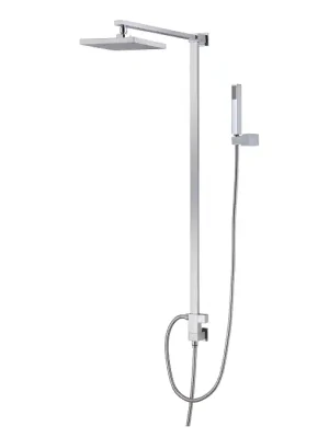 TORINO 2855 Nástěnný sprchový set bez baterie s připojením spodním 1/2", hranatý, CHROM Aanbieding