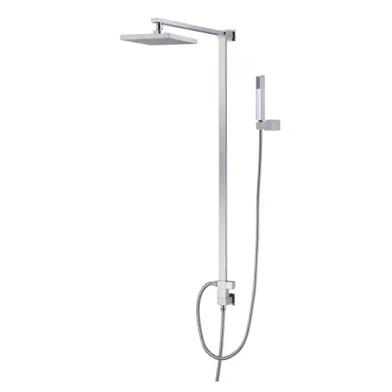 TORINO 2855 Nástěnný sprchový set bez baterie s připojením spodním 1/2", hranatý, CHROM Akce