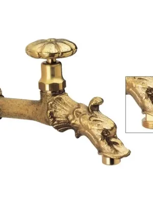 Retro ventil s rozetou, bronz Akce
