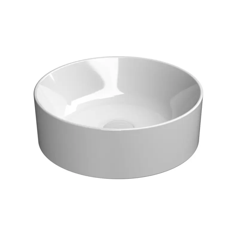KUBE X keramické umyvadlo na desku, průměr 40cm, bílá ExtraGlaze Betaalbaar