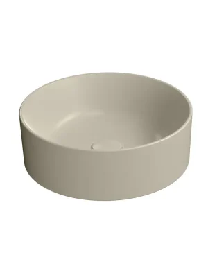 Voordeelprijs KUBE X keramické umyvadlo na desku, průměr 40cm, creta mat