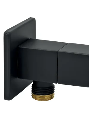Rohový ventil keramický s krytkou a kovovou pákou 1/2x3/8 Flitsaanbieding