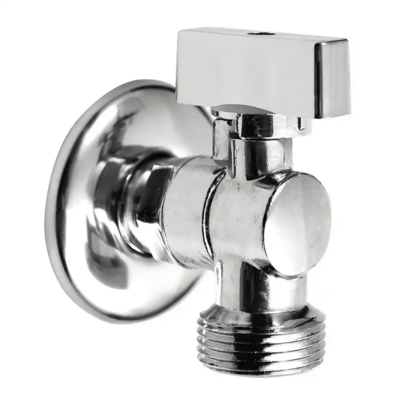 Goedkoop Pračkový kulový ventil se zpětným ventilem 1/2"x3/4" - L, chrom