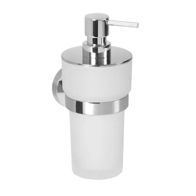 Bestseller LARISSA dávkovač mýdla 250ml, mléčné sklo, chrom