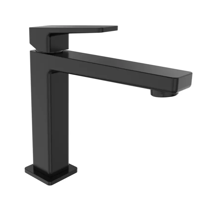 Aanbieding TURSI stojánková umyvadlová baterie bez výpusti, výška 190mm, černá mat