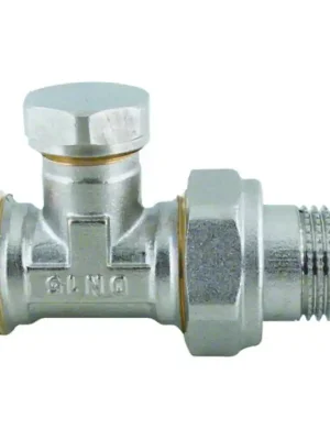 Betrouwbaar V&G 410D Radiátorové regulační šroubení přímé DN15 - 1/2" x 3/4" s eurokonusem