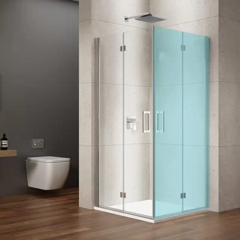 LORO sprchové dveře pro rohový vstup 1000mm, čiré sklo Premium
