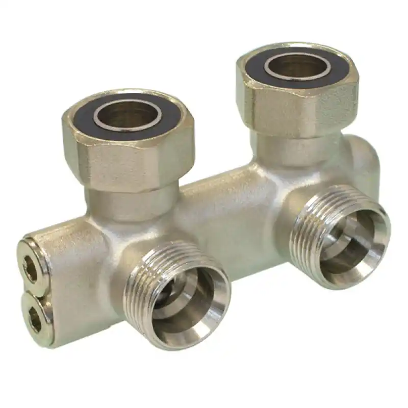 Koop Vandaag FORNARA křížení rohové pro radiátory VK, uzavíratelné, s redukcemi 3/4" x 1/2" a adaptéry na plocho
