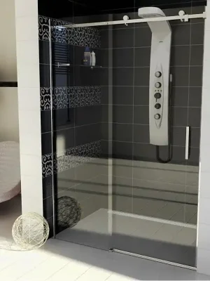 Vysoce Kvalitní DRAGON sprchové dveře 1400mm, čiré sklo