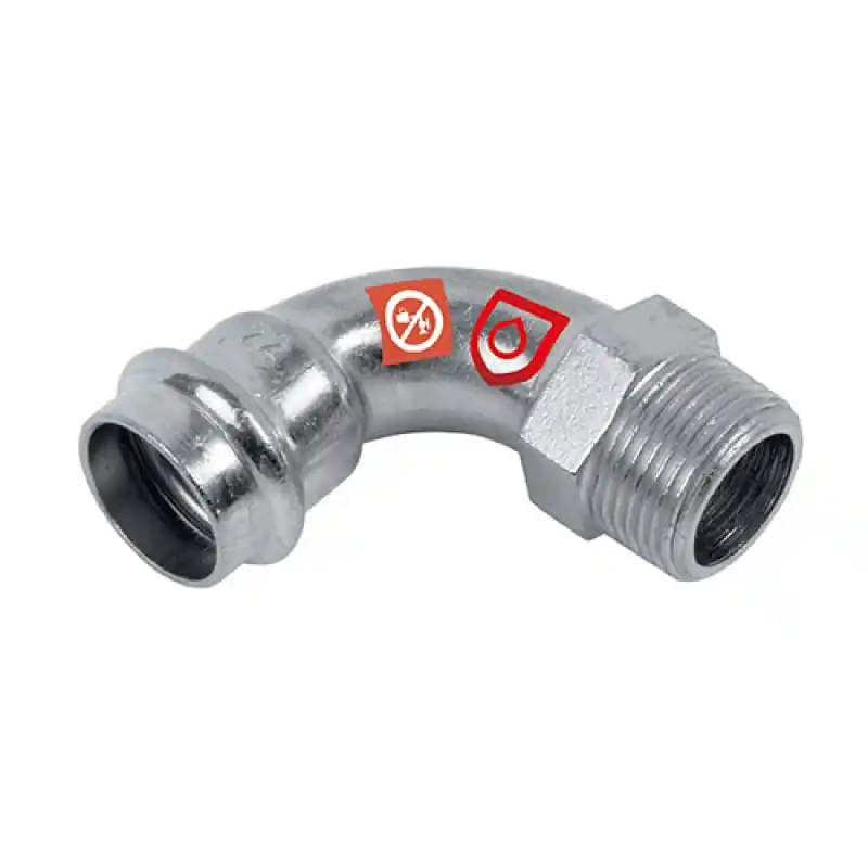 Výhodná Nabídka FRABOPRESS C-STEEL oblouk s vnějším závitem 54 mm x 2"