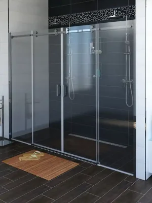 Časově Omezené DRAGON sprchové dveře 1700mm, čiré sklo
