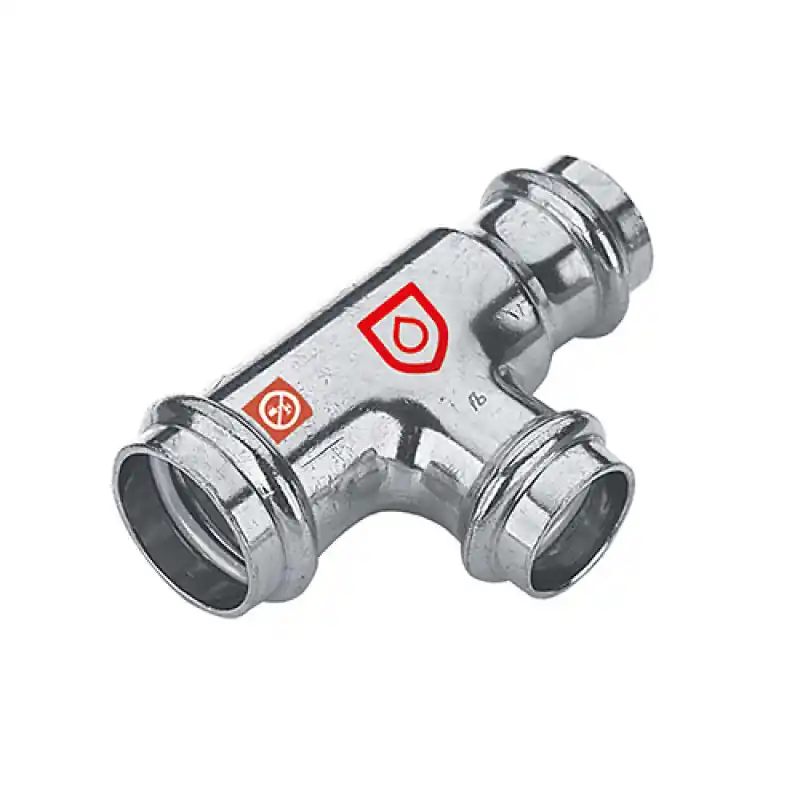 Sezónní Sleva FRABOPRESS C-STEEL T-kus redukovaný 76,1 x 28 x 76,1 mm
