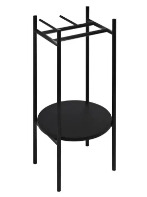 Tovární Cena PUNO podstavec pod kulatá umyvadla 375x830x448xmm, černá