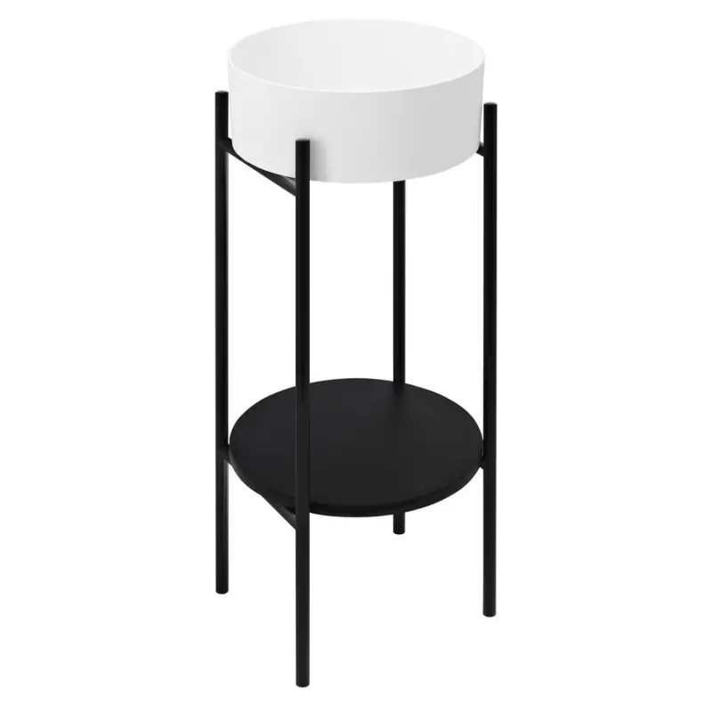 PUNO podstavec s umyvadlem 375x870x448xmm, černá Nízká Cena
