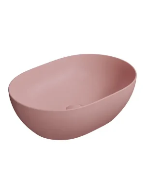 PURA keramické umyvadlo na desku, 50x35cm, blush mat Direct Verzonden