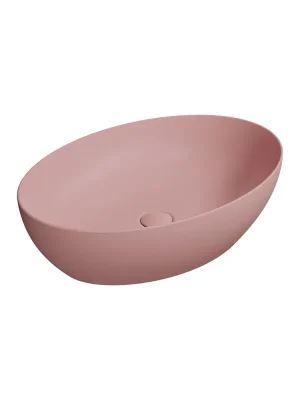 Must-Have PURA keramické umyvadlo na desku, 60x42cm, blush mat