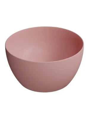 PURA keramické umyvadlo na desku, průměr 42cm, blush mat Voordeelprijs