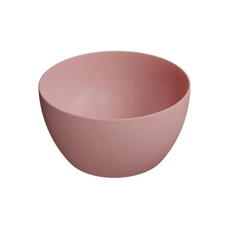 PURA keramické umyvadlo na desku, průměr 42cm, blush mat Voordeelprijs